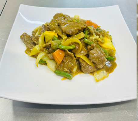 Curry beef